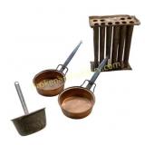 Copper and Cast-Iron Cooking Items