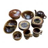 Brown Ceramic Dishware