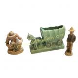 Three Ceramic Figurines