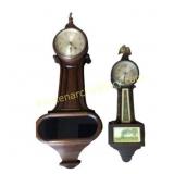 Two Banjo Wall Clocks