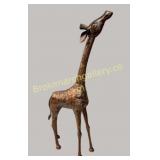 Decorative Metal Giraffe Figure