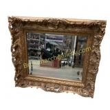 Ornate Gold Gilt Framed Wall Mirror