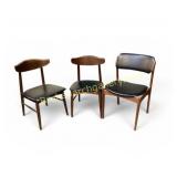 Three Mid-Century Modern Chairs