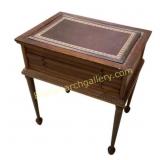 Wood Coin Display Cabinet on Legs