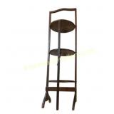 Three-Tier Wooden Folding Plant Stand