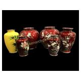 Japanese Cloisonnï¿½ Vases
