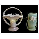 Roseville Art Pottery Gardenia Vases