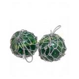 10-Inch Green Glass Fishing Floats