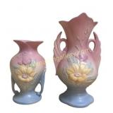 2 Hull Art Pottery Vases