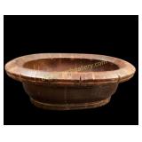 Vintage Chinese Elm Wood Basin