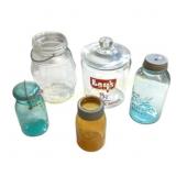 Vintage Glass Jars and Canisters