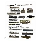 Chevrolet Car Emblems and Dealer Bad
