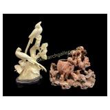 Resin and Soapstone Carvings