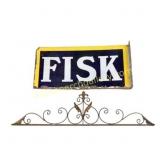 Fisk Tire Sign with Decorative Bracket