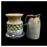Studio Pottery Vase, Pitcher