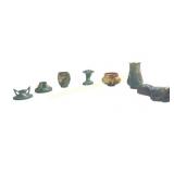 Collection of 7 Roseville & Hull Art Pottery