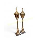 Brass Lamppost Style Table Lamps