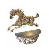 Decorative Carousel Horse Wall Sculpture