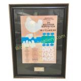 Woodstock 1969 Ticket with Poster