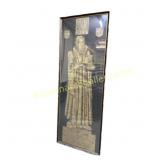 Framed Gold Colored Painting Âof Clergyman