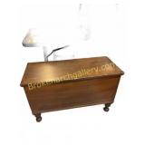 Wooden Storage Chest 22.5 x 35.5 x 15 Inches