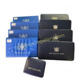 Vintage New Zealand Proof Coin Sets & Dollar