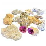Assorted Mineral and Geode Specimens