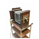 Large Format Wooden Bellows Camera