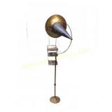 Large Brass and Metal Acoustic Horn on Stand