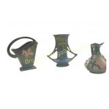 Collection of 6 Hull & Roseville Art Vases