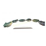 Collection of 6 Hull & Roseville Console Bowl