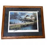Set 4 Framed Ken Zylla Wildlife Art Prints