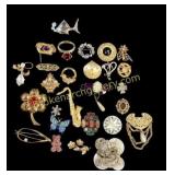 Collection of Vintage Costume Jewelry