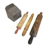 Rolling Pins with Metal Box