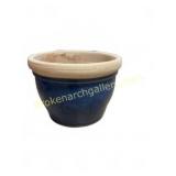 19 x 14 Blue Ceramic Planter Pot