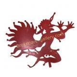 Metal Silhouette of Jester Figure