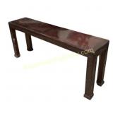 Carved Wooden Console Table