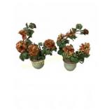 17" Hardstone Flower Arrangements