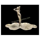 Art Nouveau Silver Plate Card Tray