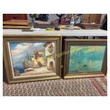 Two Framed Paintings, 28x32 and 25x31