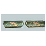 Pair Roseville Art Pottery Window Box Planters