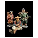 Three Ceramic Figures