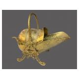Victorian Style Brass Coal Scuttle