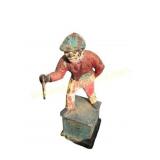 Vintage Cast Iron Lawn Jockey Statue
