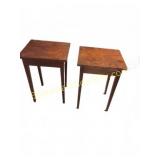 Wood Side Tables, 24x16x14 Inches
