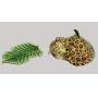 Lynn Chase Leaf Plate and Jaguar Covered Dish