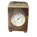 Antique English Sterling Travel Clock