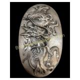 Chinese Export  Silver Handle Brush