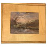 Alexander Fraser Scottish landscape Watercolor