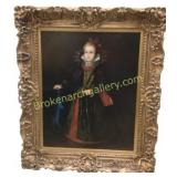 Framed Portrait of a Young Noblewoman